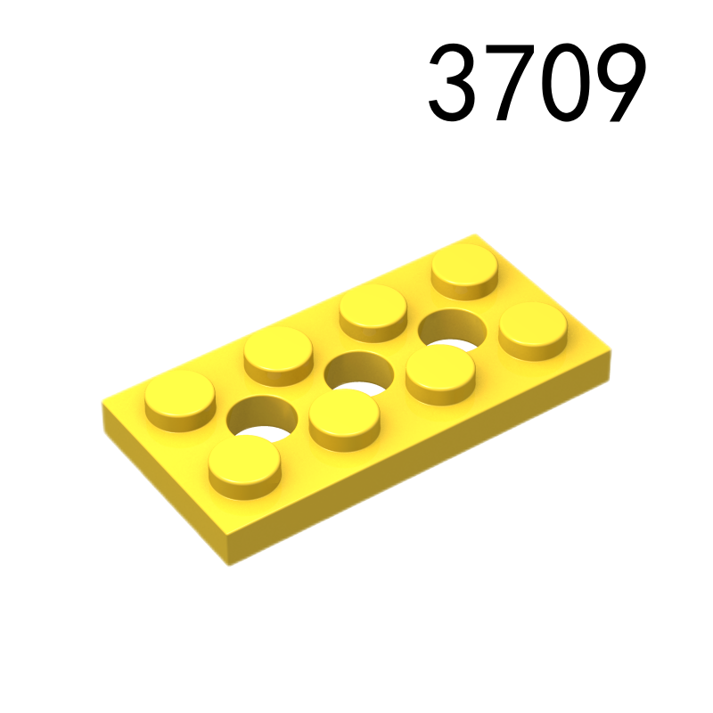 Item No: 3709b Technic, Plate 2 x 4 with 3 Holes Chinese Compatible with LEGO