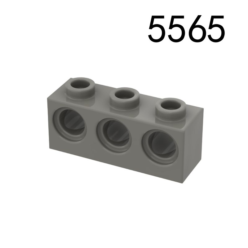 Item No: 5565 Technic, Brick 1 x 3 with Holes Chinese Compatible with LEGO