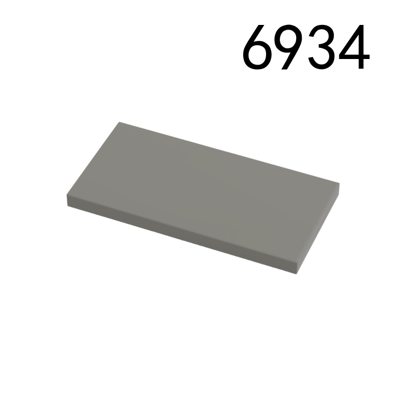 Building block 6934 3x6 smooth compatible basic particle parts MOC accessories