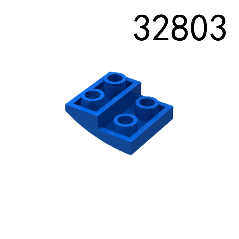 Item No: 32803  Slope, Curved 2 x 2 x 2/3 Inverted Chinese Compatible with LEGO