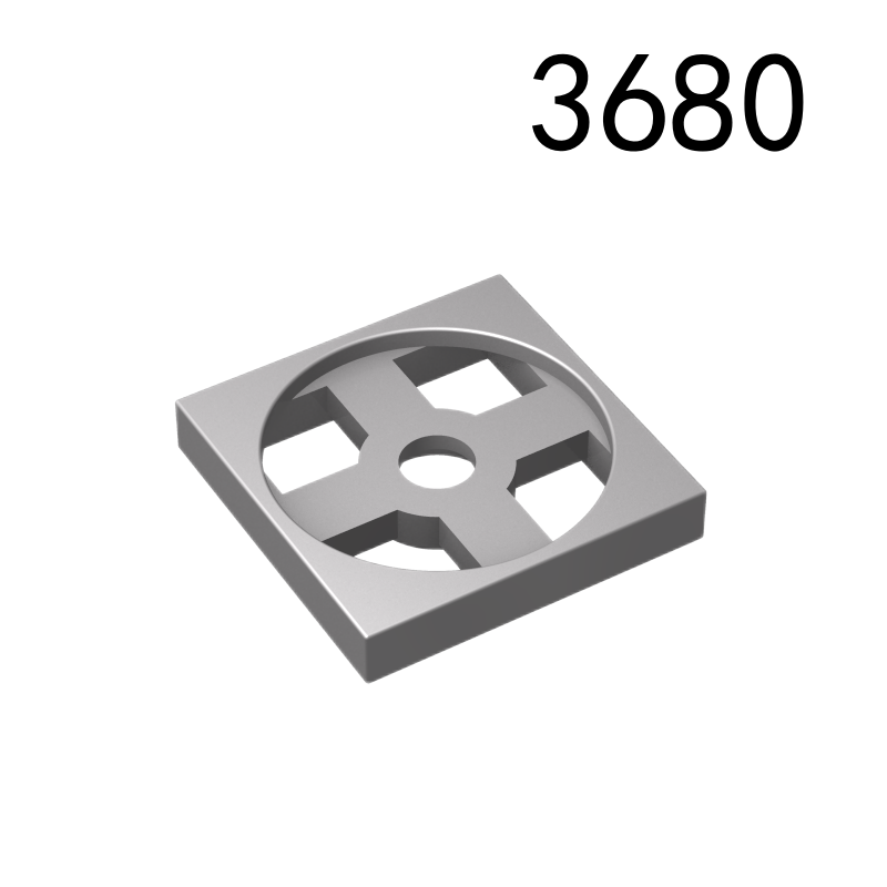 Item No: 3680 Turntable 2 x 2 Plate, Base Item No: 3680 Chinese Compatible with LEGO
