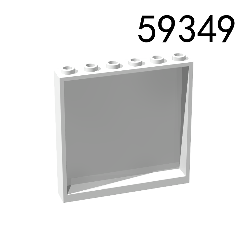 Item No: 59349 Panel 1 x 6 x 5   Alternate Item No: 35286, 59350  Chinese Compatible with LEGO