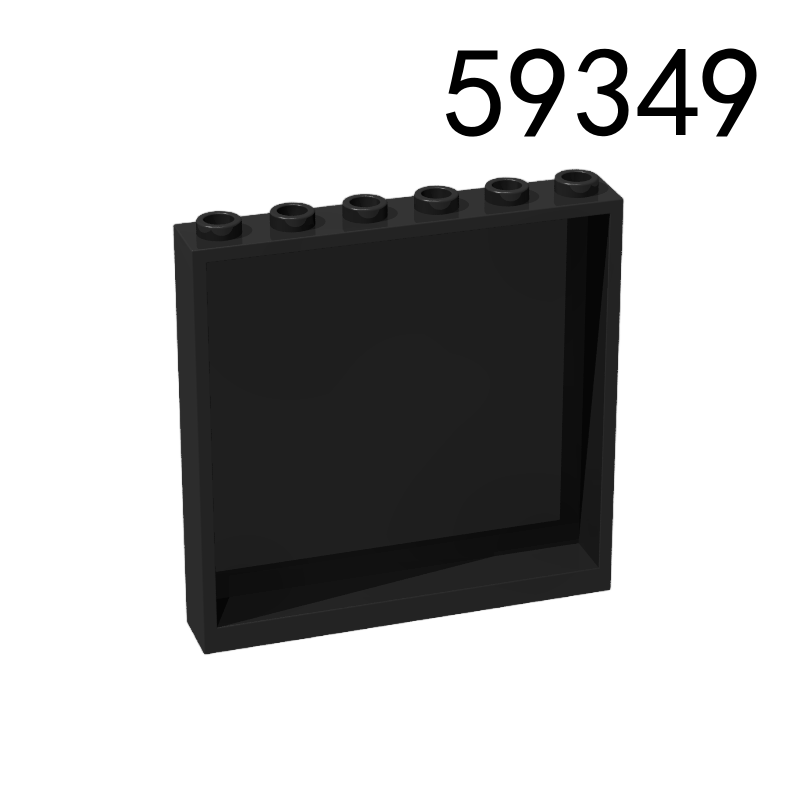 Item No: 59349 Panel 1 x 6 x 5   Alternate Item No: 35286, 59350  Chinese Compatible with LEGO
