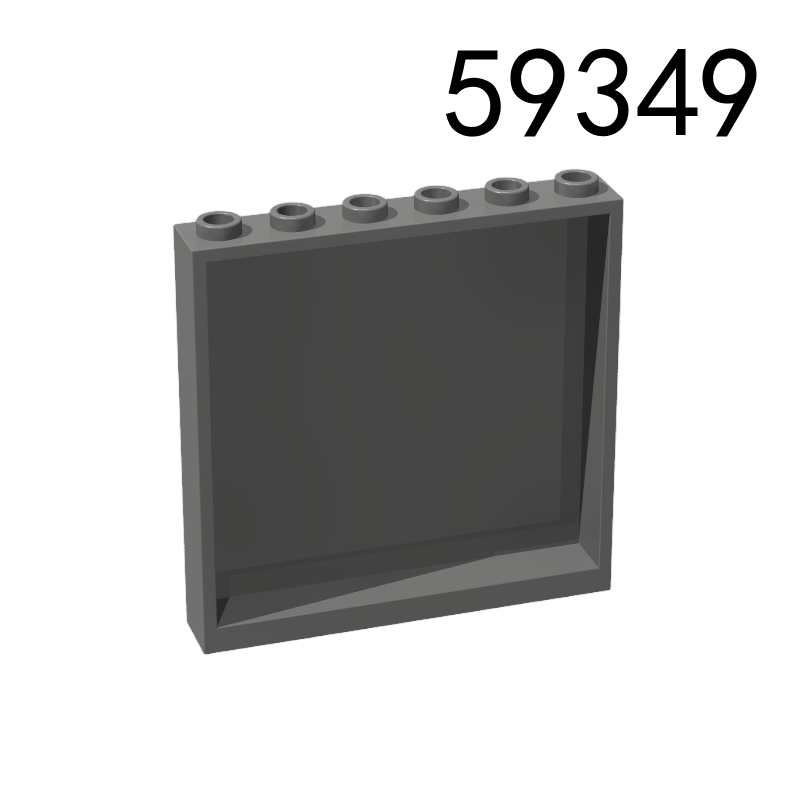 Item No: 59349 Panel 1 x 6 x 5   Alternate Item No: 35286, 59350  Chinese Compatible with LEGO