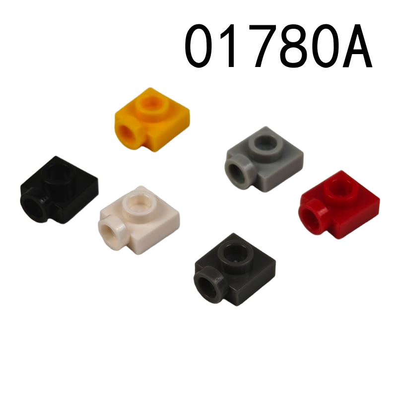 Building block 01780A 1x1 special board with raised points on one side compatible with basic particle parts MOC accessories