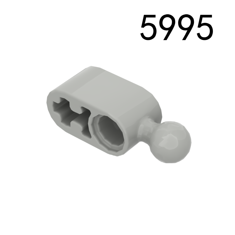 Item No: 5995 Technic, Liftarm, Modified Tow Ball Straight 1 x 2 Chinese Compatible with LEGO