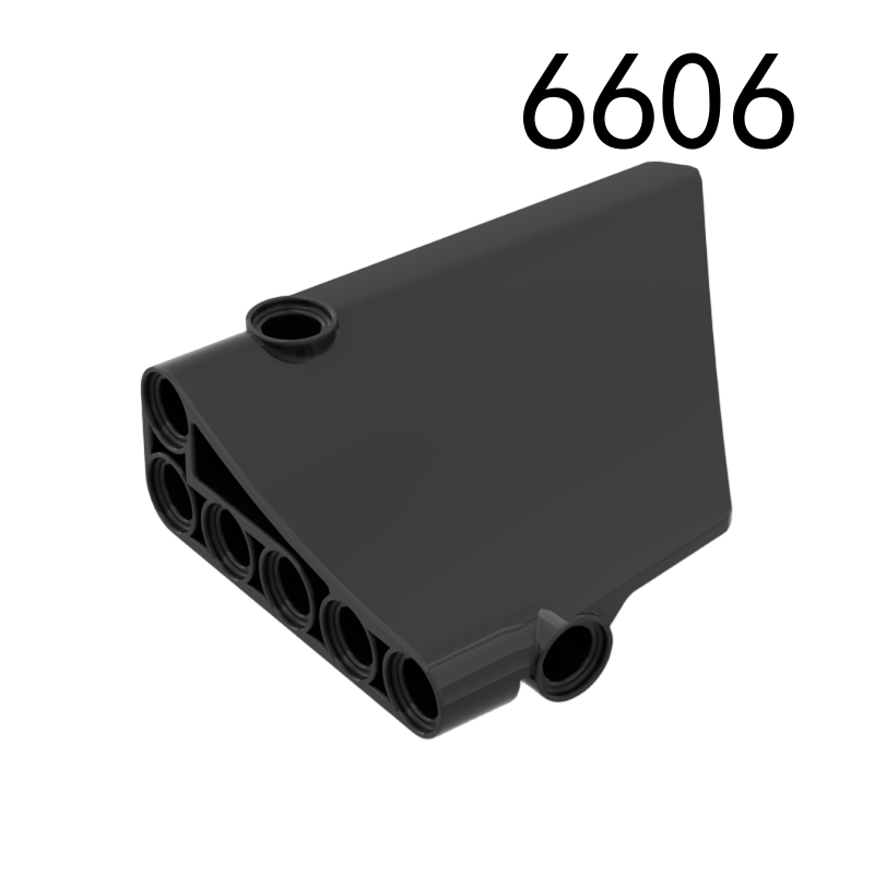 Item No: 6606 Technic, Panel Inverted Fairing #43 Large Short Smooth, Side B Chinese Compatible with LEGO