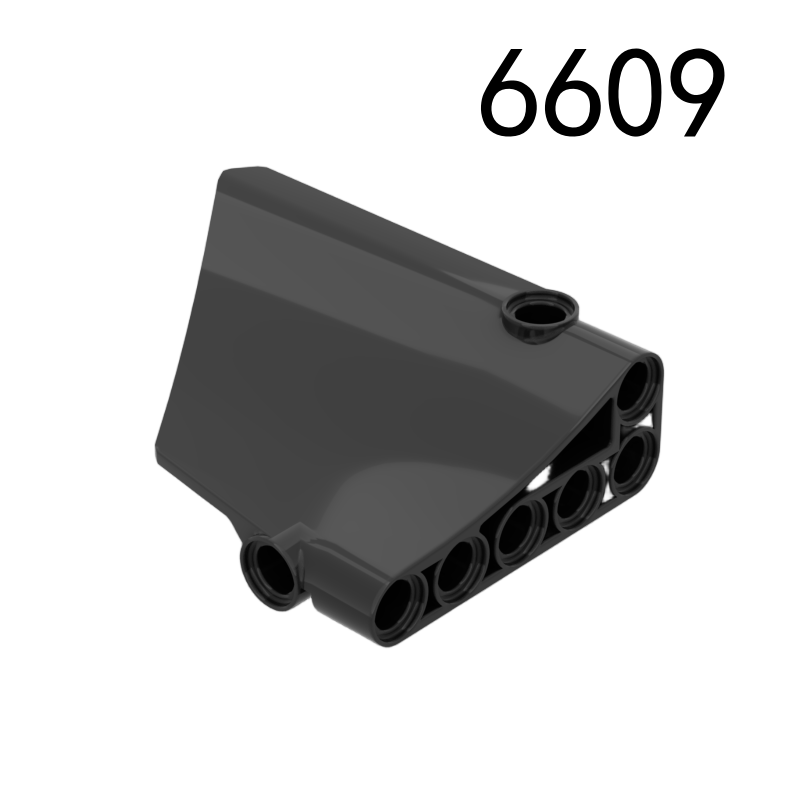 Item No: 6609 Technic, Panel Inverted Fairing #42 Large Short Smooth, Side A  Chinese Compatible with LEGO