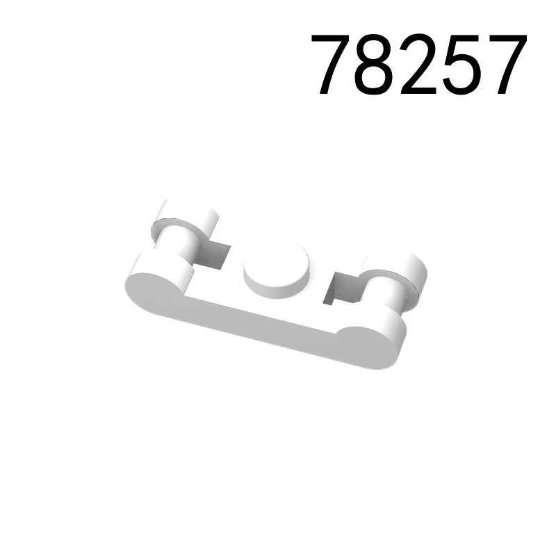 Item No: 78257 Plate, Modified 1 x 1 with Bar Handles on Ends Chinese Compatible with LEGO
