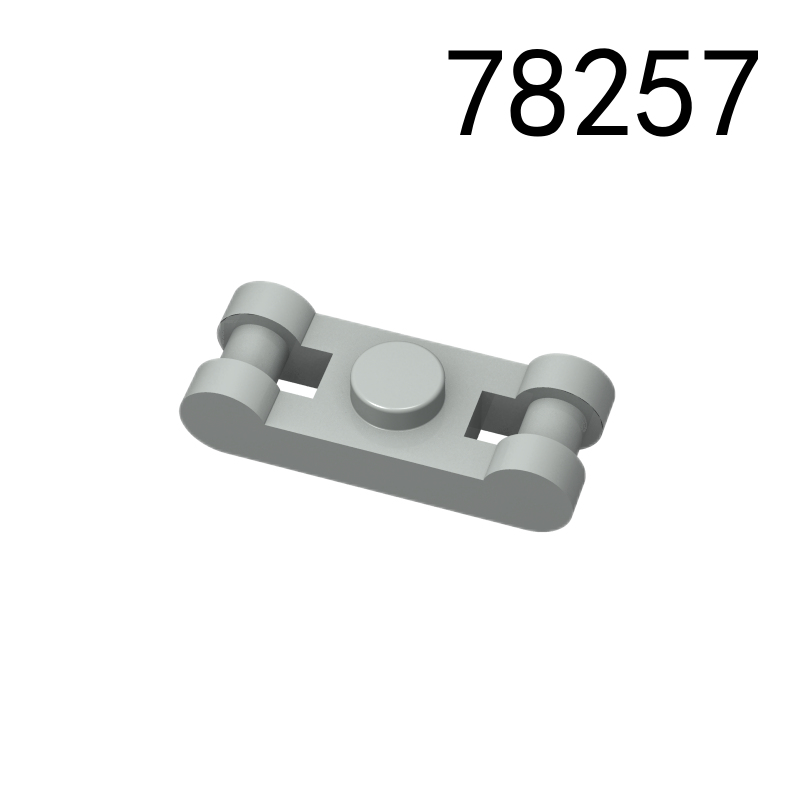 Item No: 78257 Plate, Modified 1 x 1 with Bar Handles on Ends Chinese Compatible with LEGO