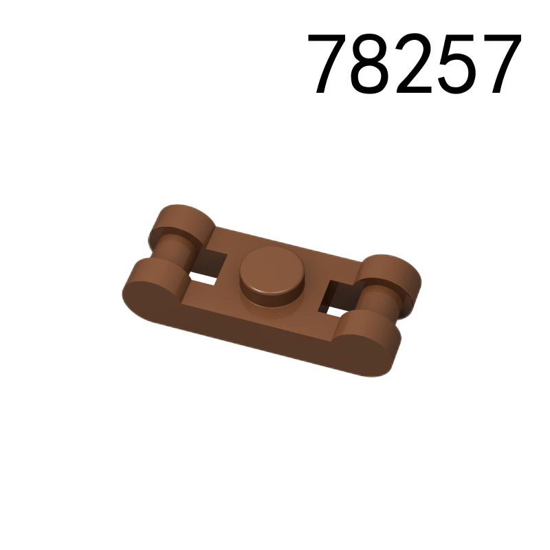 Item No: 78257 Plate, Modified 1 x 1 with Bar Handles on Ends Chinese Compatible with LEGO