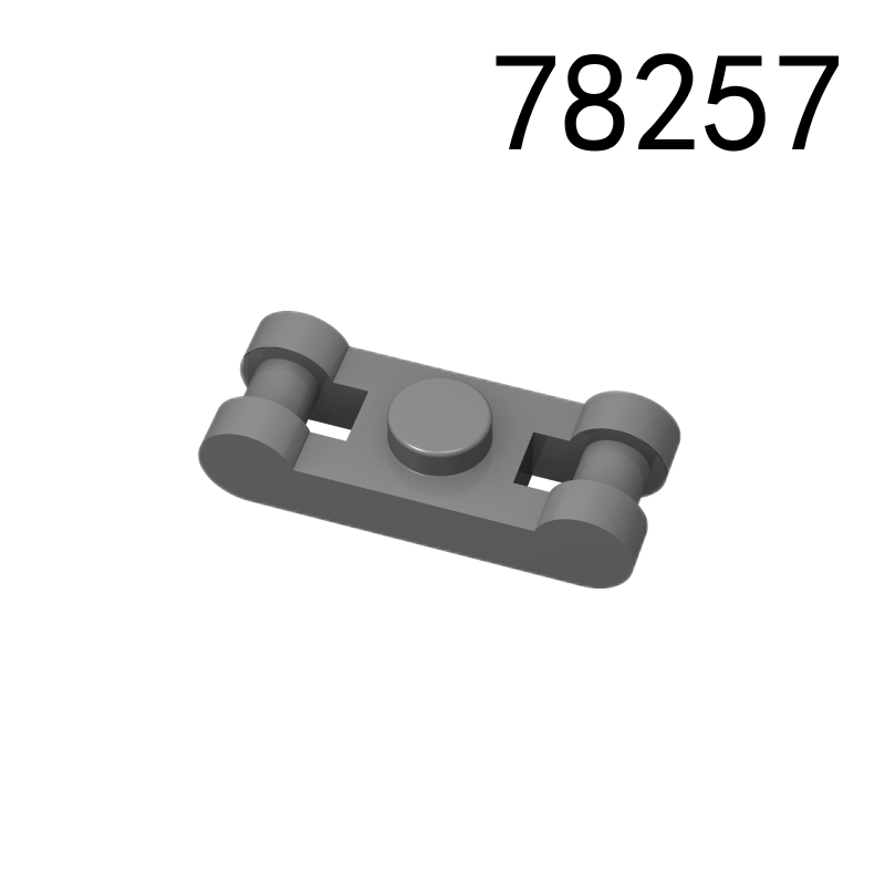Item No: 78257 Plate, Modified 1 x 1 with Bar Handles on Ends Chinese Compatible with LEGO