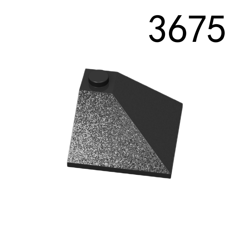 Item No: 3675 Slope 33 3 x 3 Double Convex Corner Chinese Compatible with LEGO