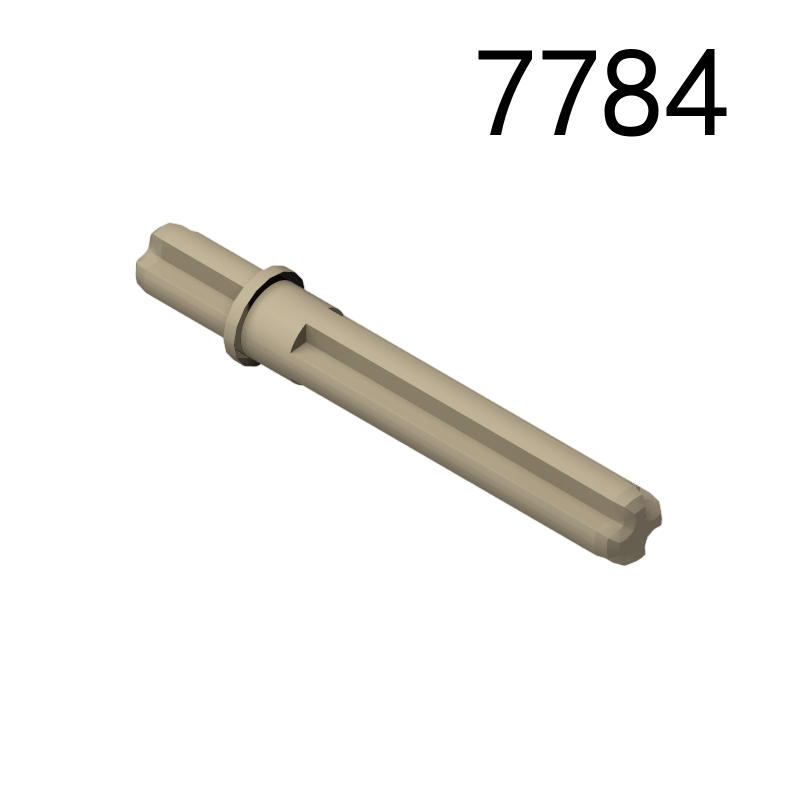 Item No: 7784 Technic, Axle 4.5L with Stop Chinese Compatible with LEGO
