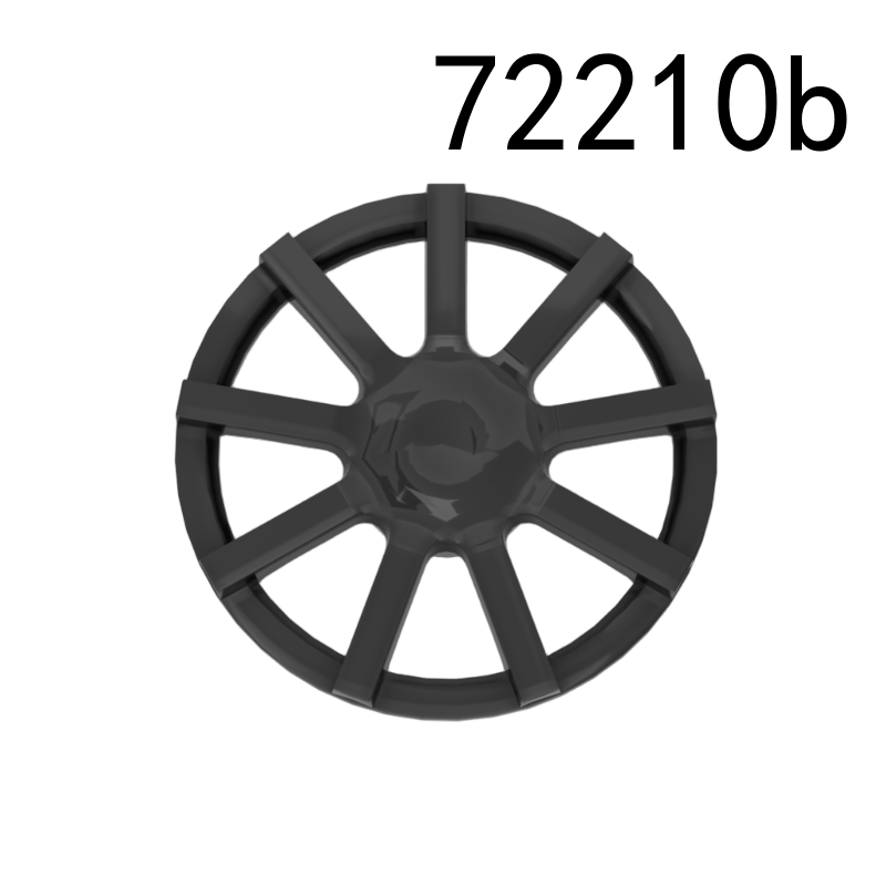 Item No: 72210b Wheel Cover 9 Spoke - for Wheel 72206pb01 Chinese Compatible with LEGO