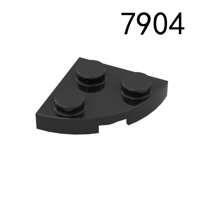 Item No: 7904 Plate, Round Corner 2 x 2  Chinese Compatible with LEGO