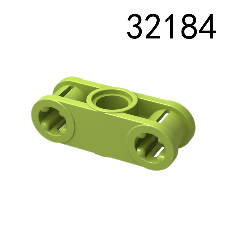 Item No: 32184 Technic, Axle and Pin Connector Perpendicular 3L with Center Pin Hole   Alternate Item No: 42142 Chinese Compatible with LEGO
