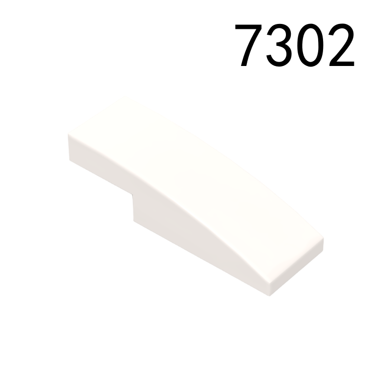 Item No: 7302 Slope, Curved 3 x 1 x 2/3 Chinese Compatible with LEGO