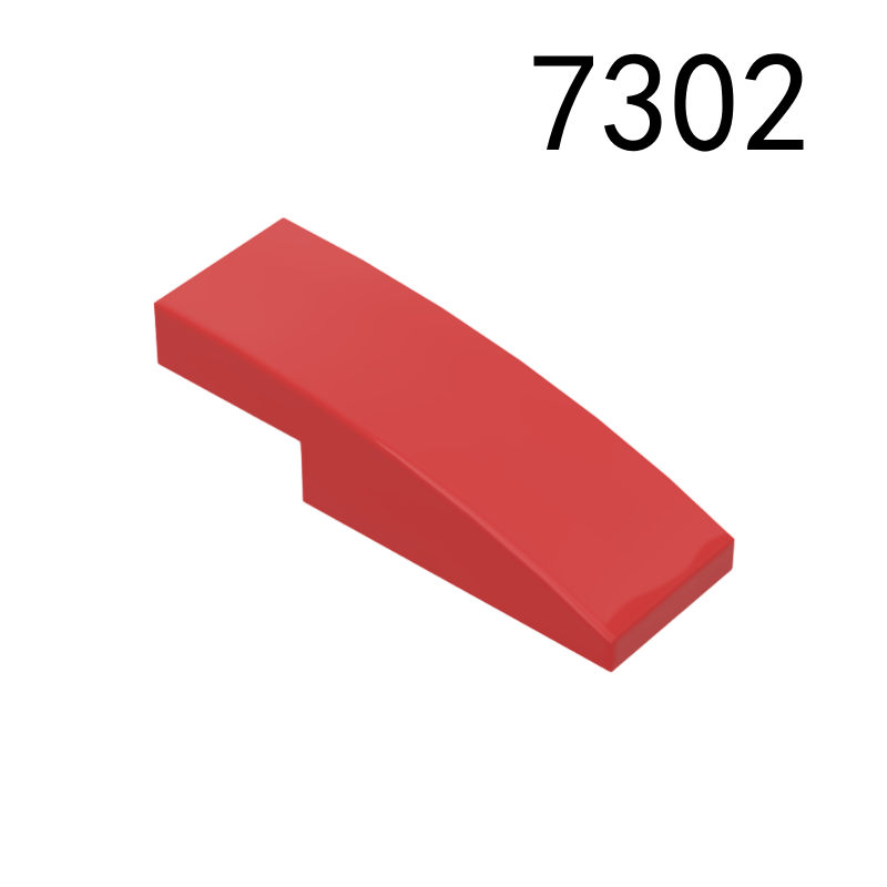 Item No: 7302 Slope, Curved 3 x 1 x 2/3 Chinese Compatible with LEGO
