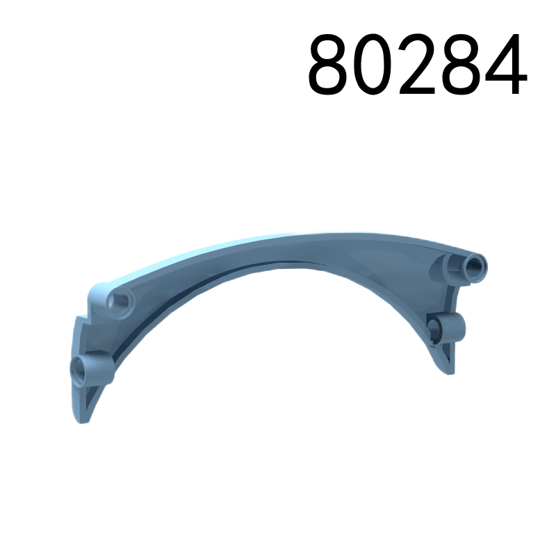 Item No: 80284 Technic, Panel Car Mudguard Arched #42 13 x 2 x 5 Rounded Top Chinese Compatible with LEGO