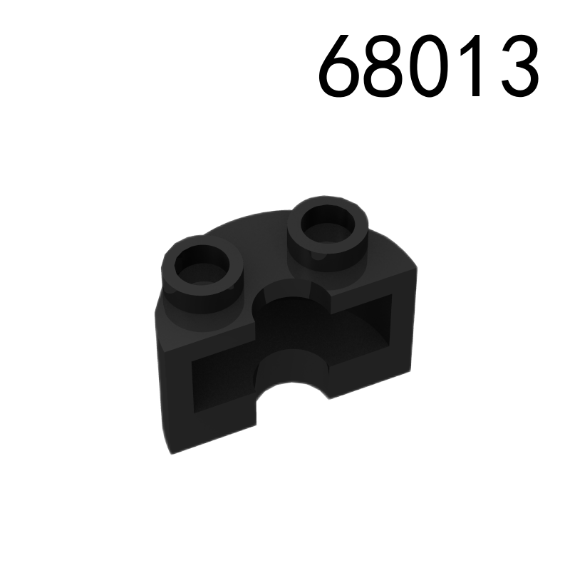Item No: 68013 Cylinder Half 1 x 2 x 1  Alternate Item No: 7538 Chinese Compatible with LEGO
