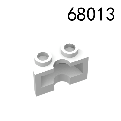 Item No: 68013 Cylinder Half 1 x 2 x 1  Alternate Item No: 7538 Chinese Compatible with LEGO