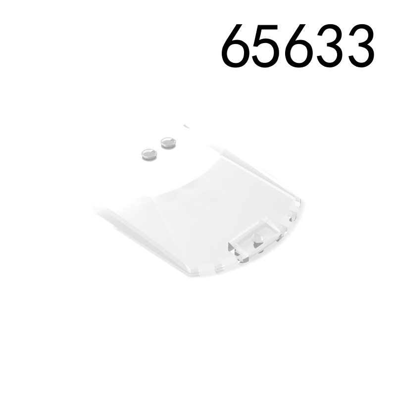 Item No: 65633 Windscreen 6 x 6 x 1 1/3 Straight Sides  Alternate Item No: 2683, 7305 Chinese Compatible with LEGO