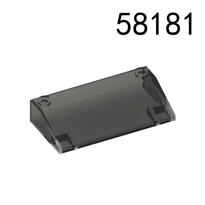 Item No: 58181  Slope 33 3 x 6 without Inner Walls Alternate Item No: 35283, 58231 Chinese Compatible with LEGO
