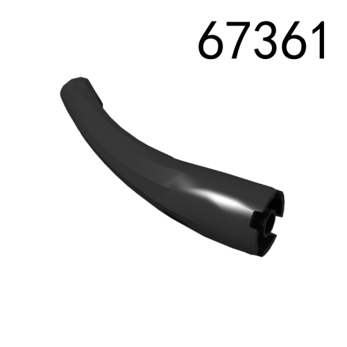 Item No: 67361 Dragon Tail / Neck Curved  Chinese Compatible with LEGO