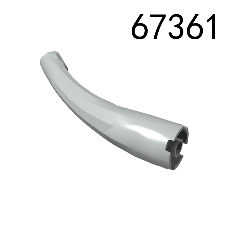 Item No: 67361 Dragon Tail / Neck Curved  Chinese Compatible with LEGO