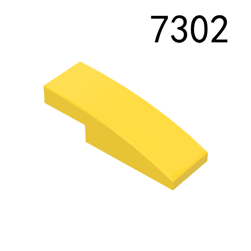Item No: 7302 Slope, Curved 3 x 1 x 2/3 Chinese Compatible with LEGO