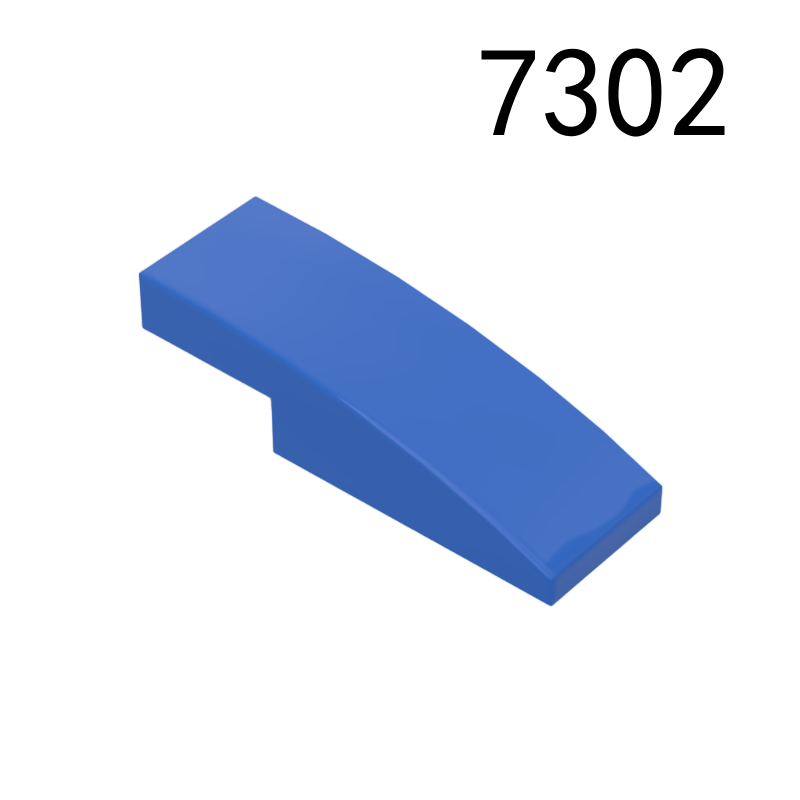 Item No: 7302 Slope, Curved 3 x 1 x 2/3 Chinese Compatible with LEGO