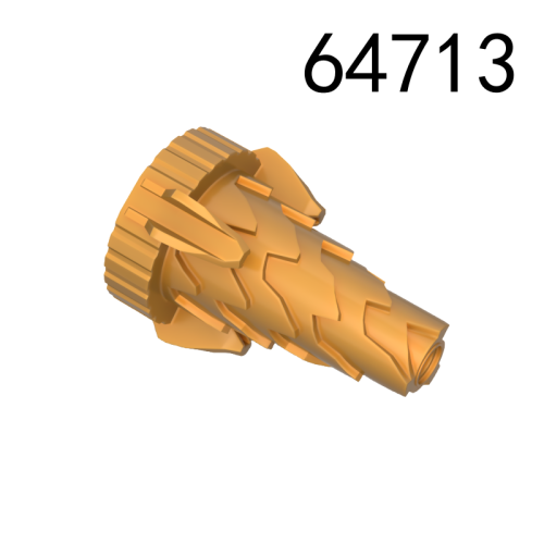 Item No: 64713 Cone Spiral Jagged - Step Drill  Chinese Compatible with LEGO