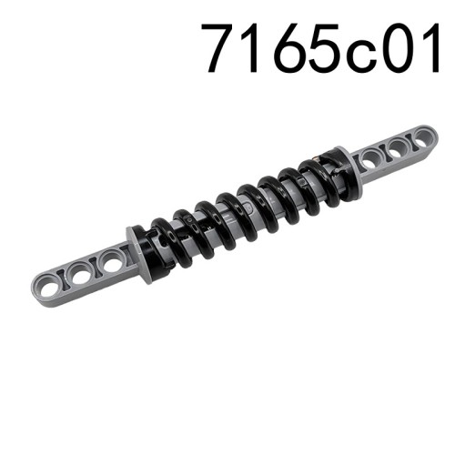 Item No: 7165c01  Technic, Shock Absorber 14L with Light Bluish Gray Ends  Alternate Item No: 7166c01, 111053 Chinese Compatible with LEGO