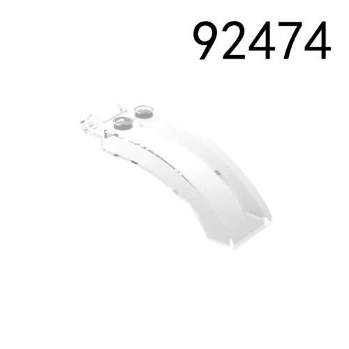 Item No: 92474 Windscreen 6 x 2 x 2 with Bar Handle  Alternate Item No: 35375 Chinese Compatible with LEGO