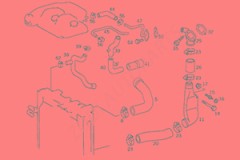Gasket, breather pipe 917003 040008 for MERCEDES BENZ TRUCK