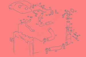 Gasket, breather pipe 917003 040008 for MERCEDES BENZ TRUCK