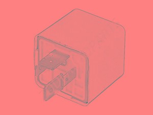 Relay, flame starter system 81.25902.0415 for MAN bus parts