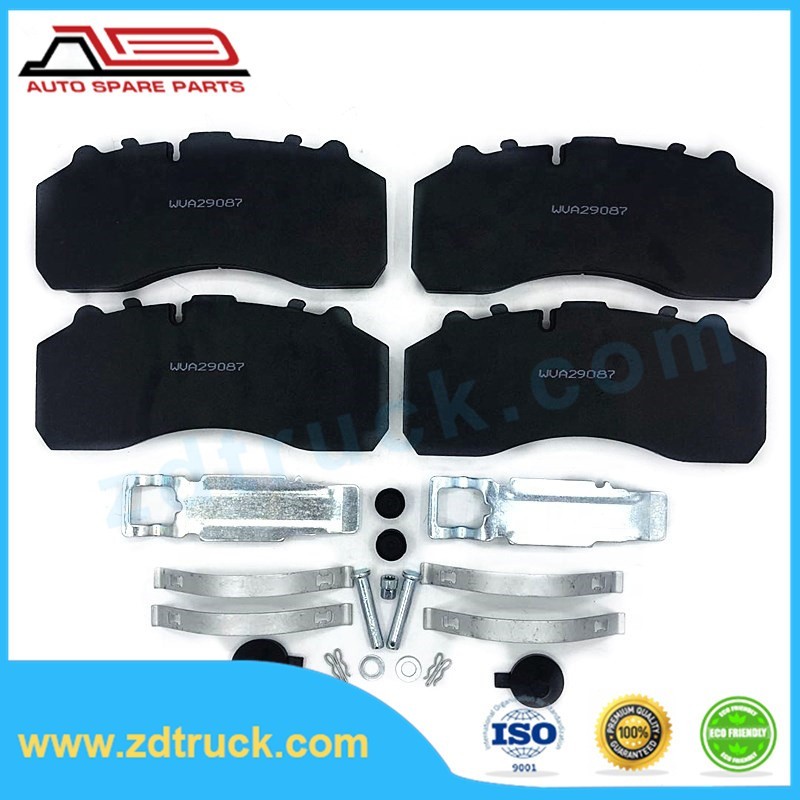 WVA29087 Brake pad for DAF truck