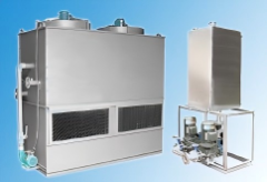 Pure water cooler for medium frequency furnace