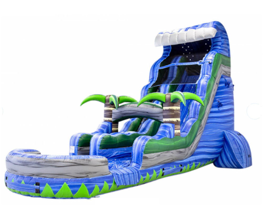 22 Tsunami Blue Water Slide