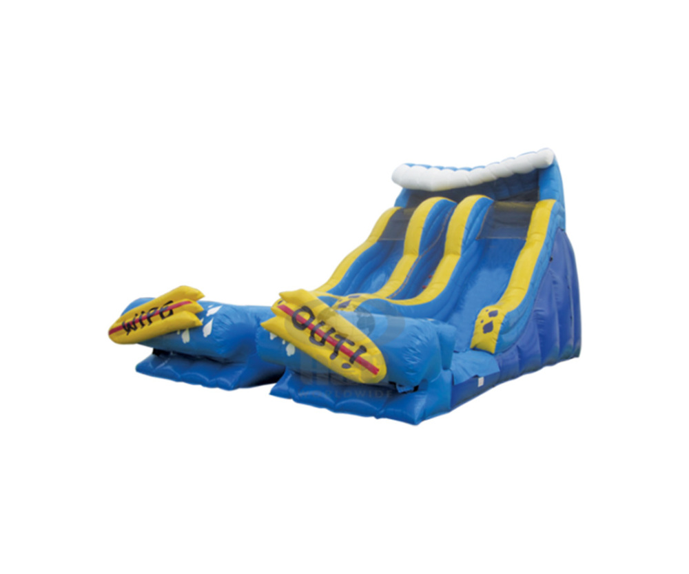 19 Wipe Out Dual Lane Water Slide