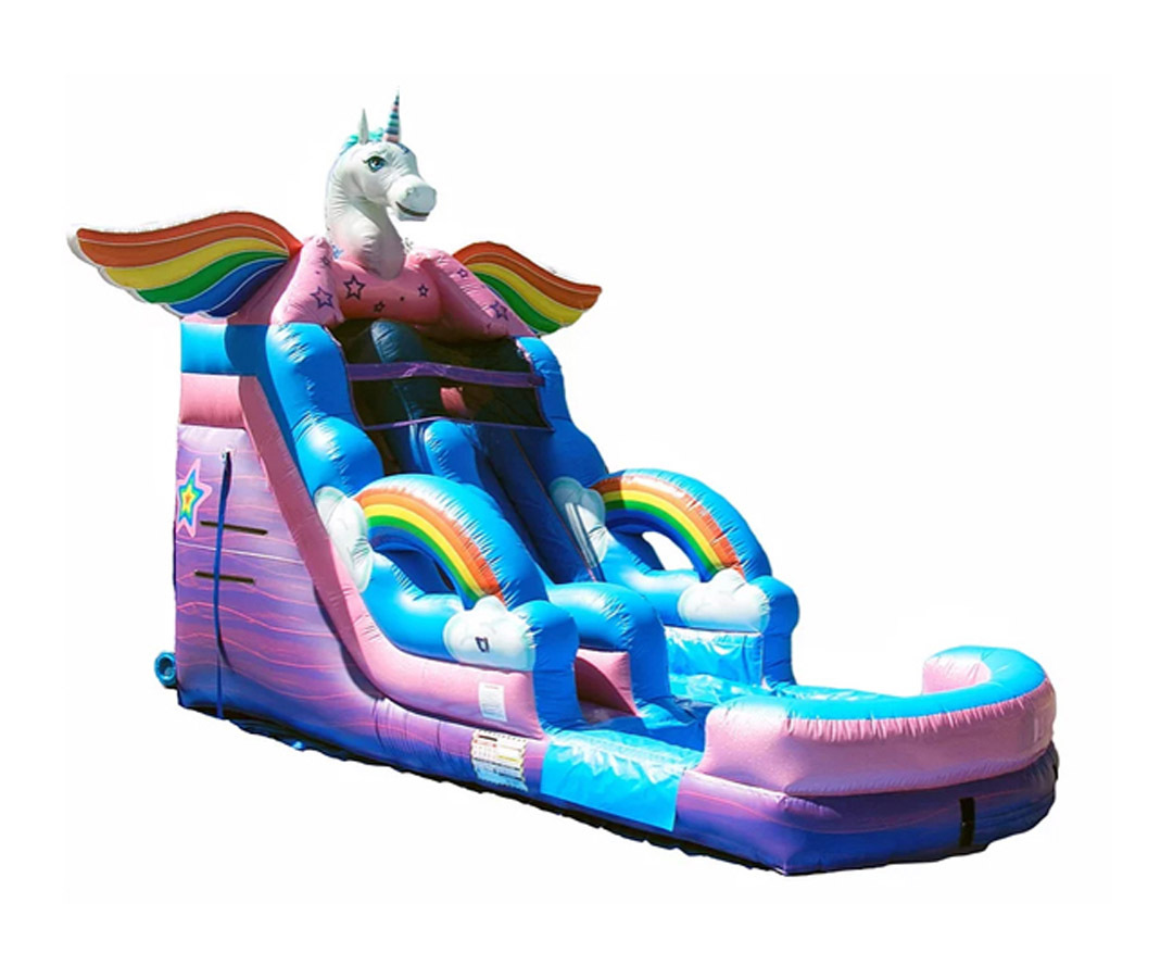 16 Unicorn Water Slide