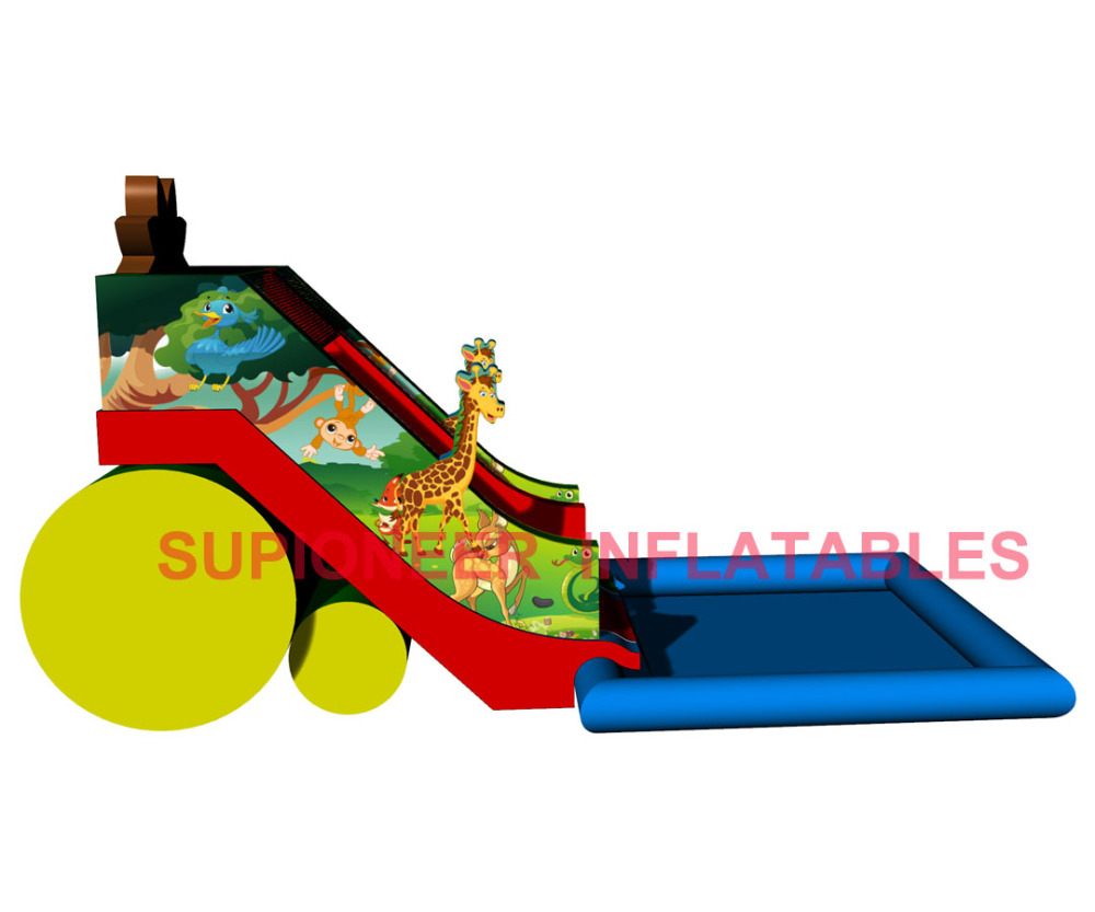 20 Jungle Animals Water Slide