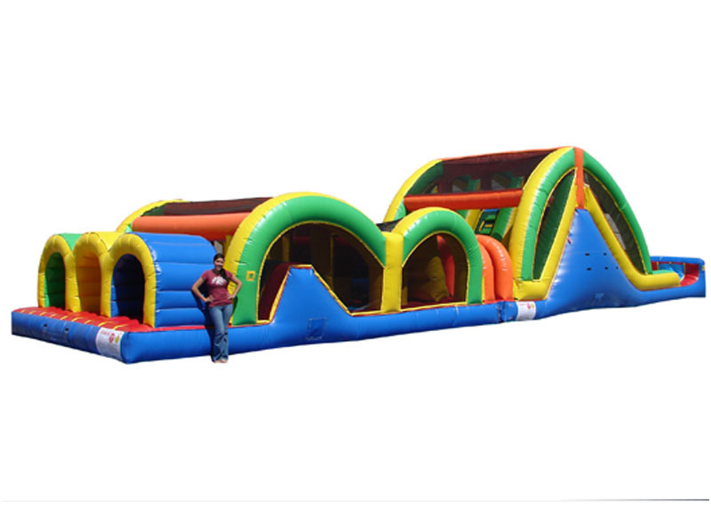 3 Lane Mega Thrill Obstacle Course, OB-807265