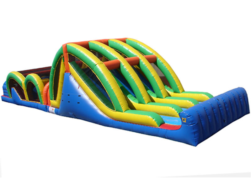 3 Lane Mega Thrill Obstacle Course, OB-807265