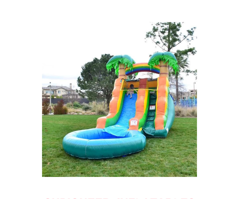 13 Rainbow Tropical Water Slide, WS-2207299