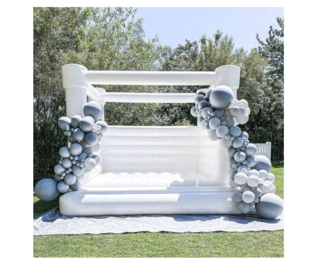 Inflatable White Bouncer, WH-116
