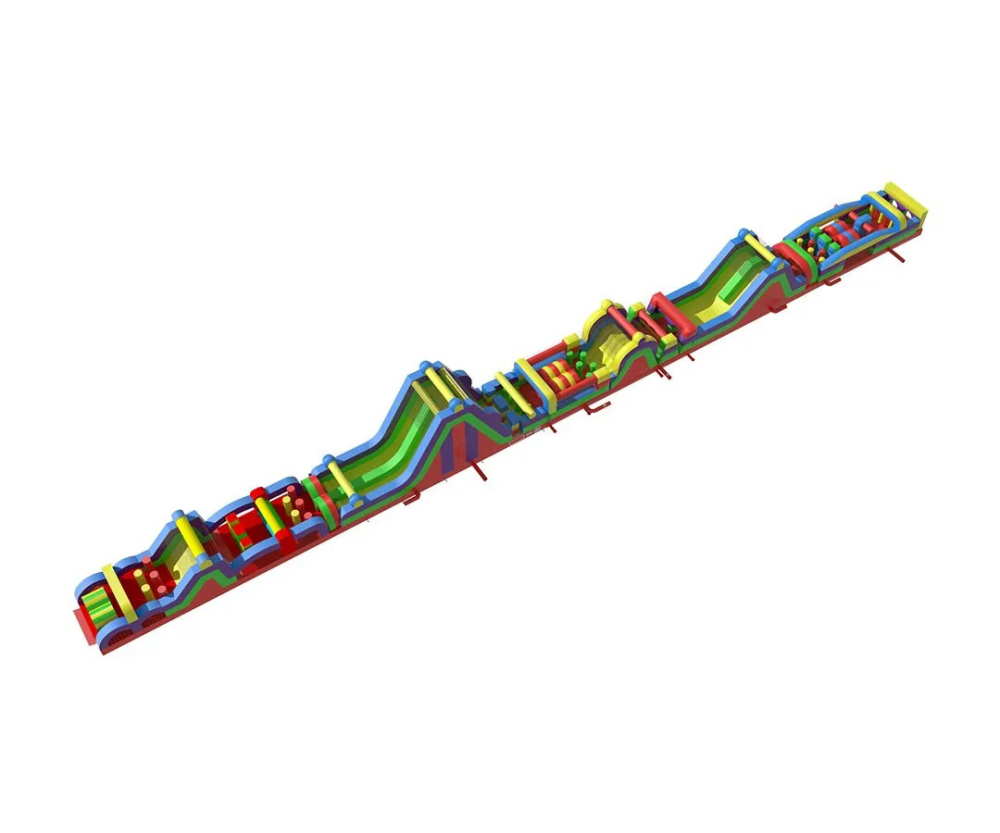 170 Colorful Extreme Rush Obstacle Course, OB-30146