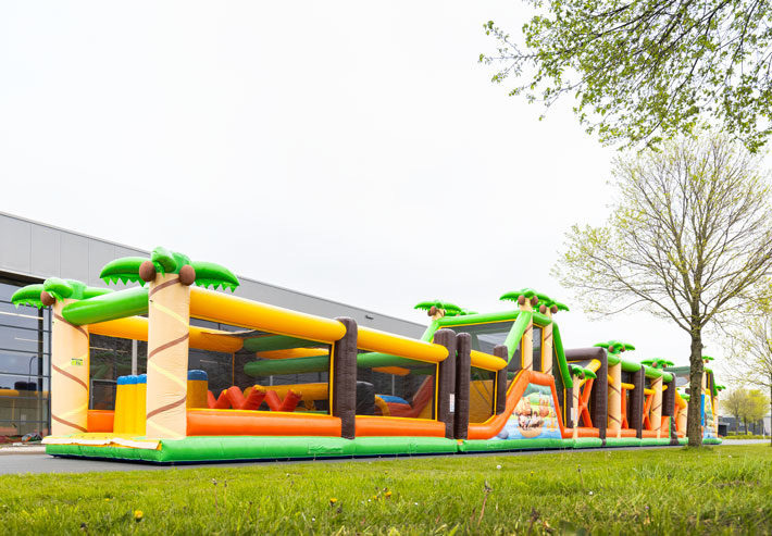 48.6M Jungle Adventure Run Obstacle Course, OB-30207